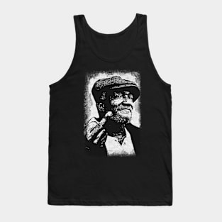 Redd Foxx - Middle Finger - Distressed Vintage Style Tank Top